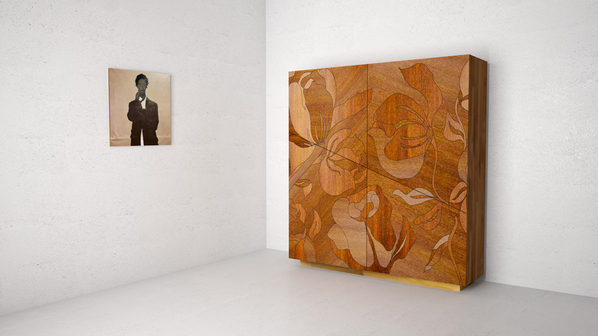 Armoire design conçue par l’architecte Emmanuelle Neciolli