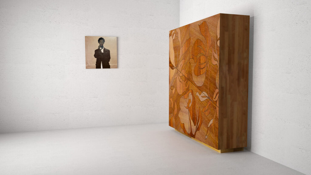 Armoire design conçue par l’architecte Emmanuelle Neciolli