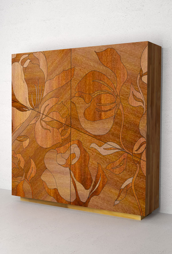 Armoire design conçue par l’architecte Emmanuelle Neciolli